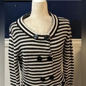 Talbots women's sweater cardigan multicolor size L